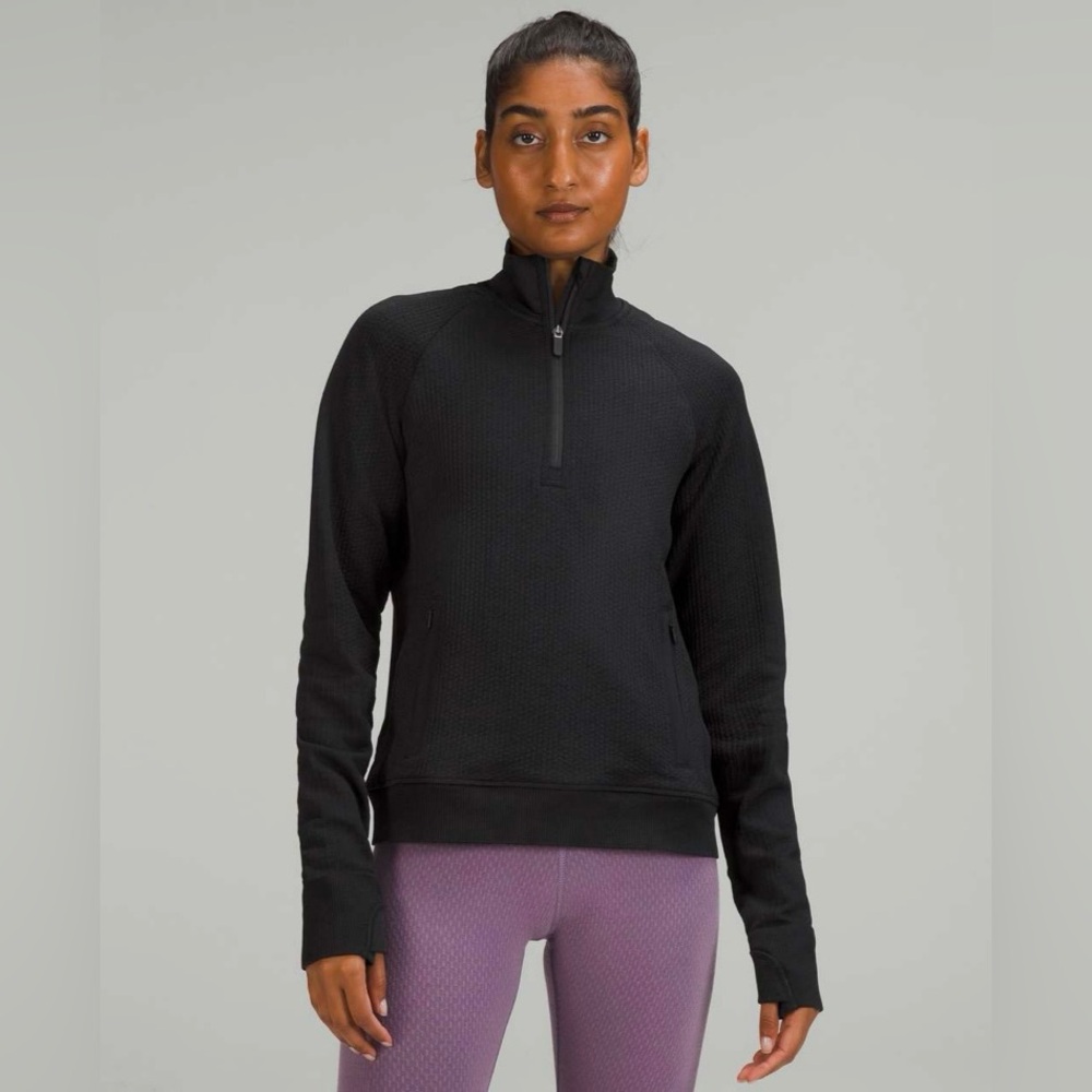 lululemon athletica Black Quarter-Zip Pullover
